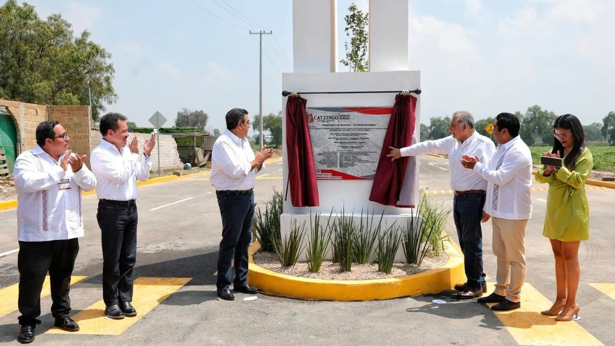 Sergio Salomón y Adán Augusto inauguran bulevar en Acatzingo