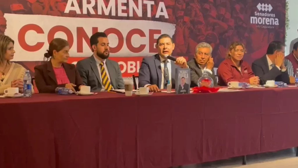 Alejandro Armenta pide quitar las pintas que lo promocionan en Puebla, ante decreto estatal
