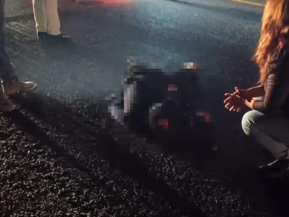 Hombre atropellado en Cuapiaxtla de Madero, Puebla
