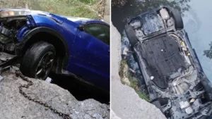 En Prados Azul, automovilista cae por barranca y muere