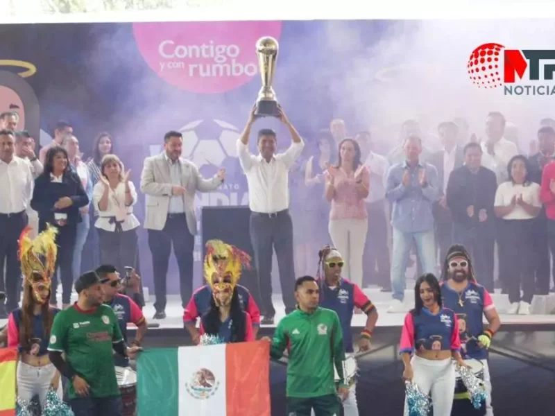 Campeonato Mundial de Futbol 7: así es el trofeo que recorrerá 11 municipios de Puebla