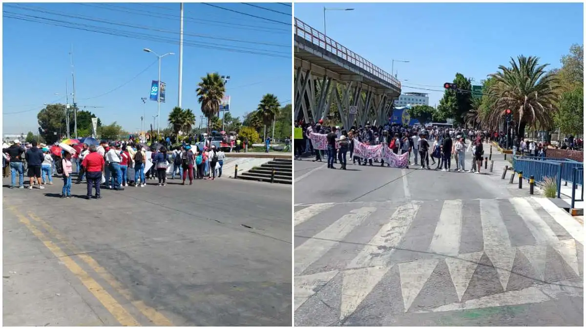 Caos vial al norte de Puebla por dos manifestaciones, evita estas zonas