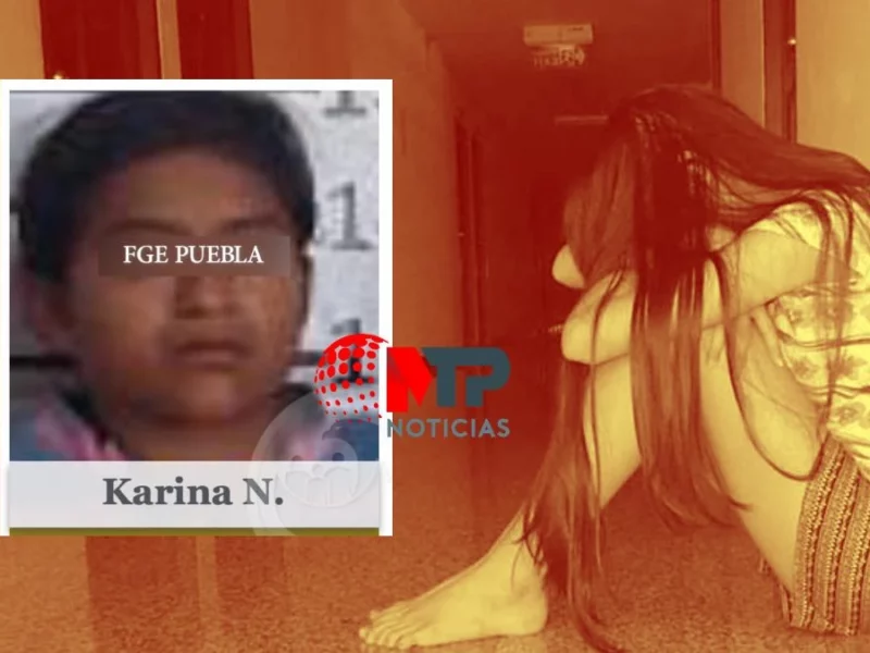 Karina intenta matar a su hija de 7 años a puñaladas en Chignahuapan y es detenida