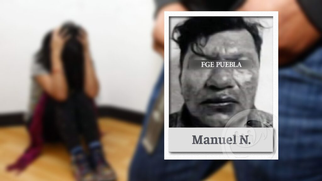 Manuel pasará 17 años en la cárcel por violar a hijastra en Puebla capital