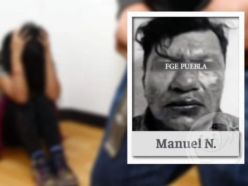 Manuel pasará 17 años en la cárcel por violar a hijastra en Puebla capital