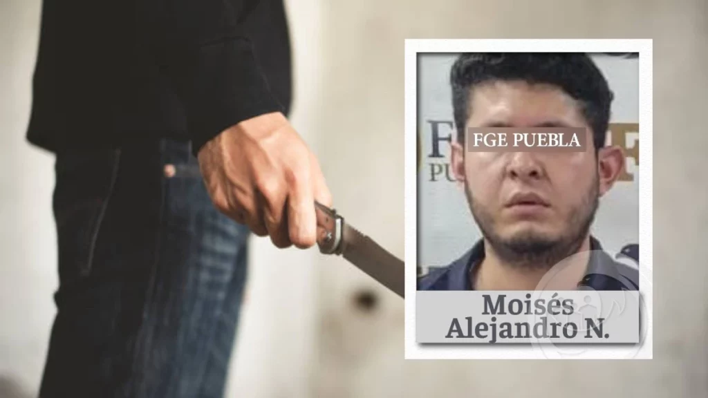 Moisés Alejandro navajeó a hombre en la ciudad de Puebla, ya fue detenido