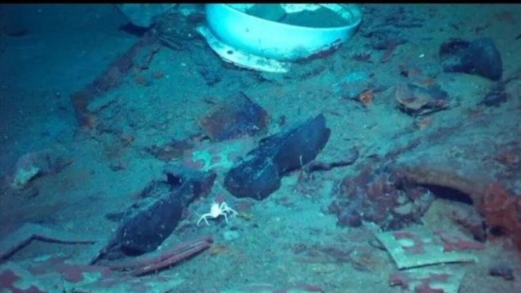 Submarino Titan: restos de tripulación.