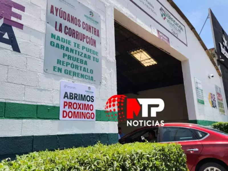 “Abrimos próximo domingo”: verificentros en Puebla, tras largas filas