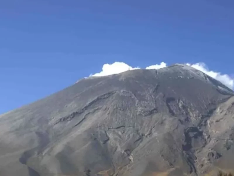 El Popocatépetl está más tranquilo: disminuye emisión de ceniza y sismicidad