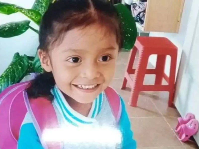 Alondra Sofía de cuatro años desapareció en Loma Linda, Puebla