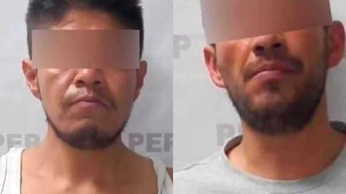 Detenidos Iván y Ángel por robo de tráiler en Xoxtla