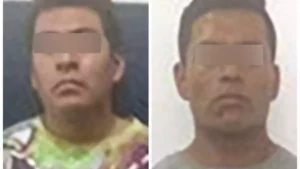 Juan y José presuntos narcomenudistas detenidos en Puebla