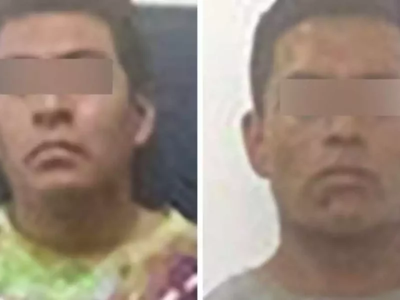 Juan y José presuntos narcomenudistas detenidos en Puebla