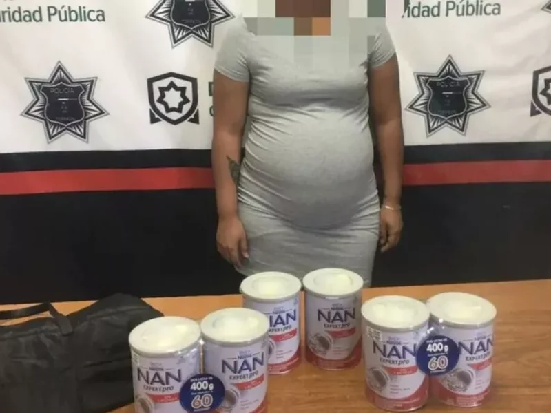 Detienen a mujer embarazada por “robar” seis latas de leche en polvo en Torreón