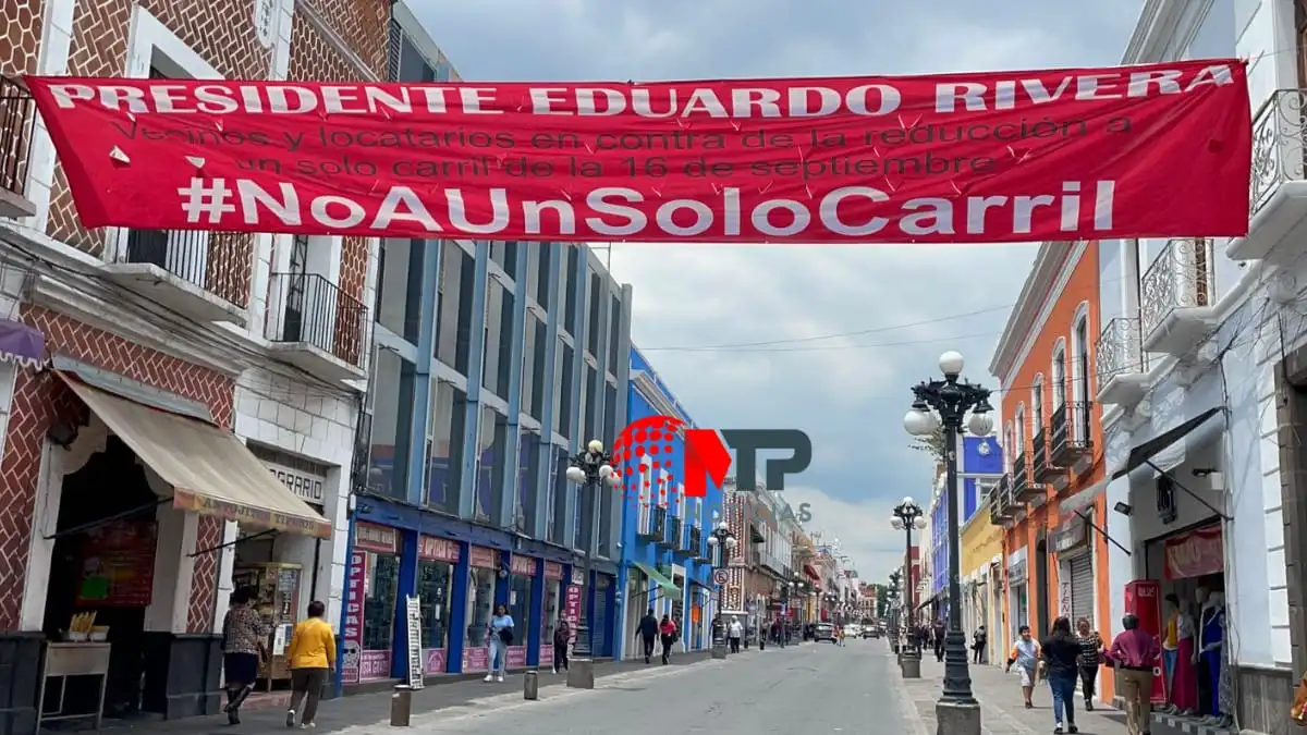Locatarios piden no peatonalizar la 16 de Septiembre, Eduardo Rivera dialogará con ellos