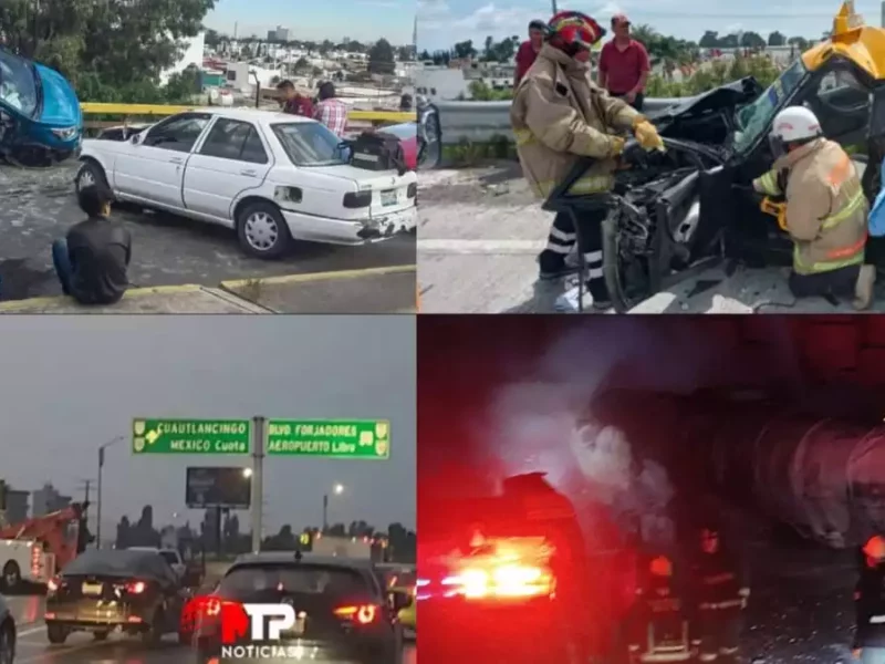 Periférico Puebla la carretera más peligrosa, 143 accidentes mensuales en 2022