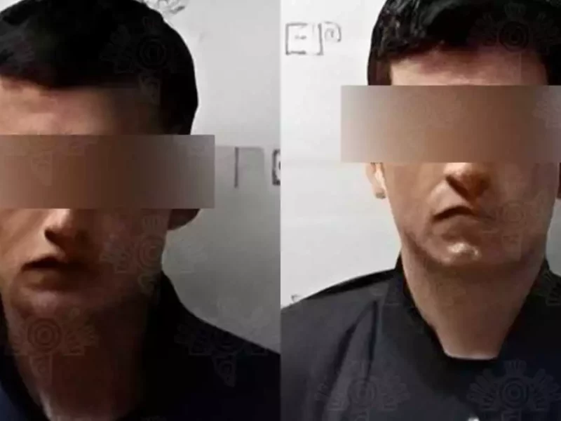 Brayhan y Julio detenidos en posesión de droga en Teziutlán