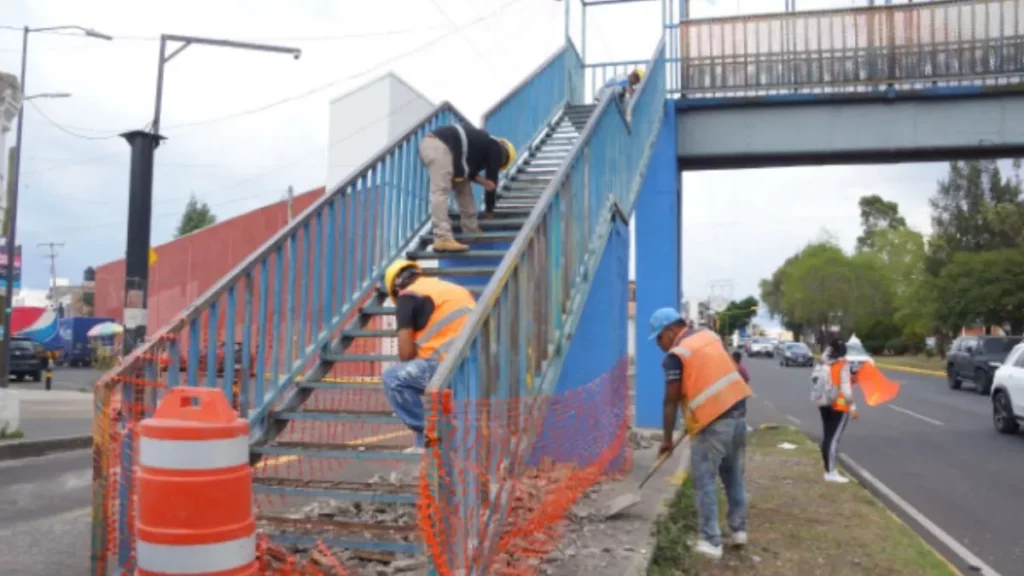 Puentes peatonales en Puebla