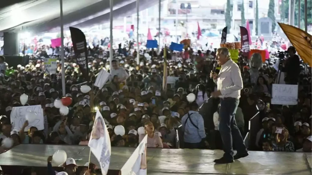 Reconciliar a poblanos, la obra más importante de Sergio Salomón Adán Augusto desde Huejotzingo