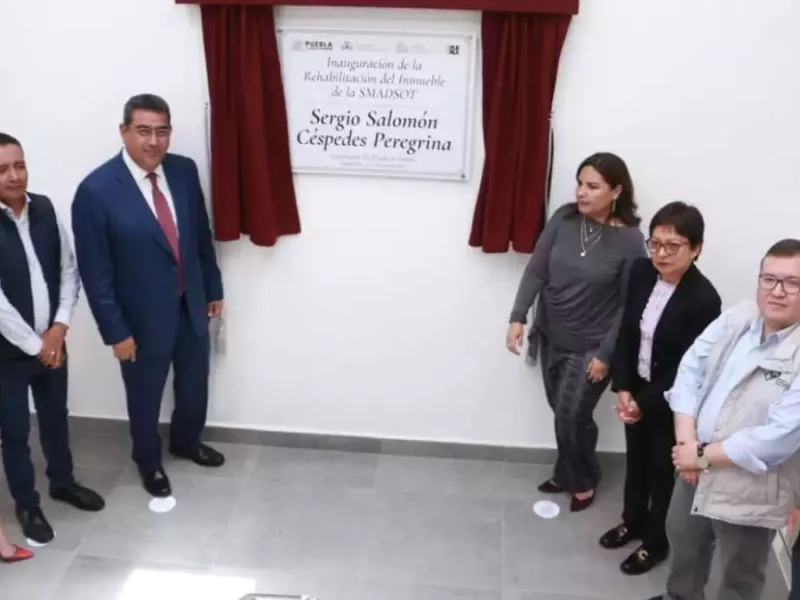 Sergio Salomón rehabilita con 17.4 MDP oficinas de Medio Ambiente en Puebla