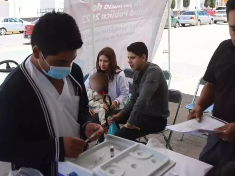 Inicio de la primer Jornada de Salud Pública en Amozoc