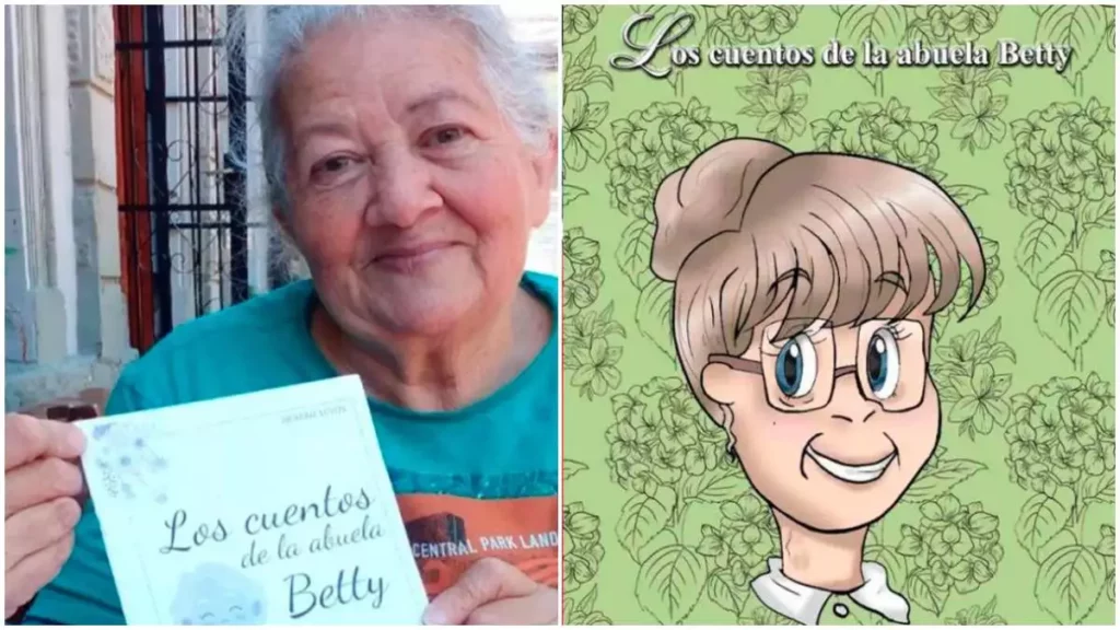 ¡Qué tierno! Abuelita vende cuentos en la calle, publica su primer libro