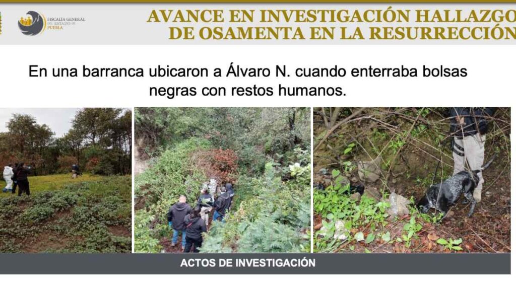 Álvaro, ‘El Caníbal’ de La Resurrección fue detenido cuando enterraba los restos de Monse: fiscal