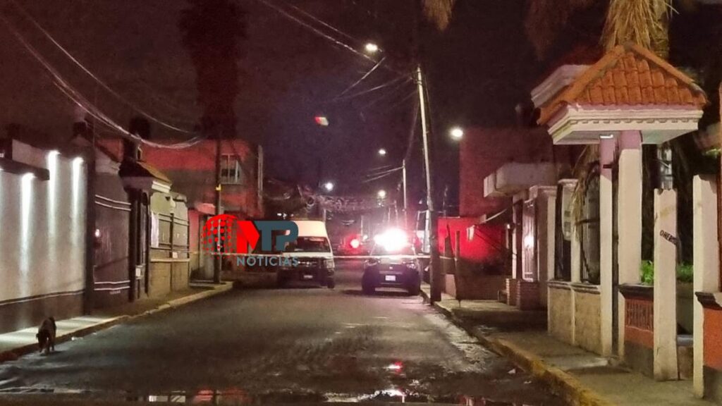 Zona de Ocotlán, Coronango acordonada tras asesinato de hombre.