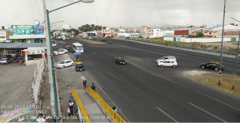 Así luce la zona de la Central de Abasto en Puebla.