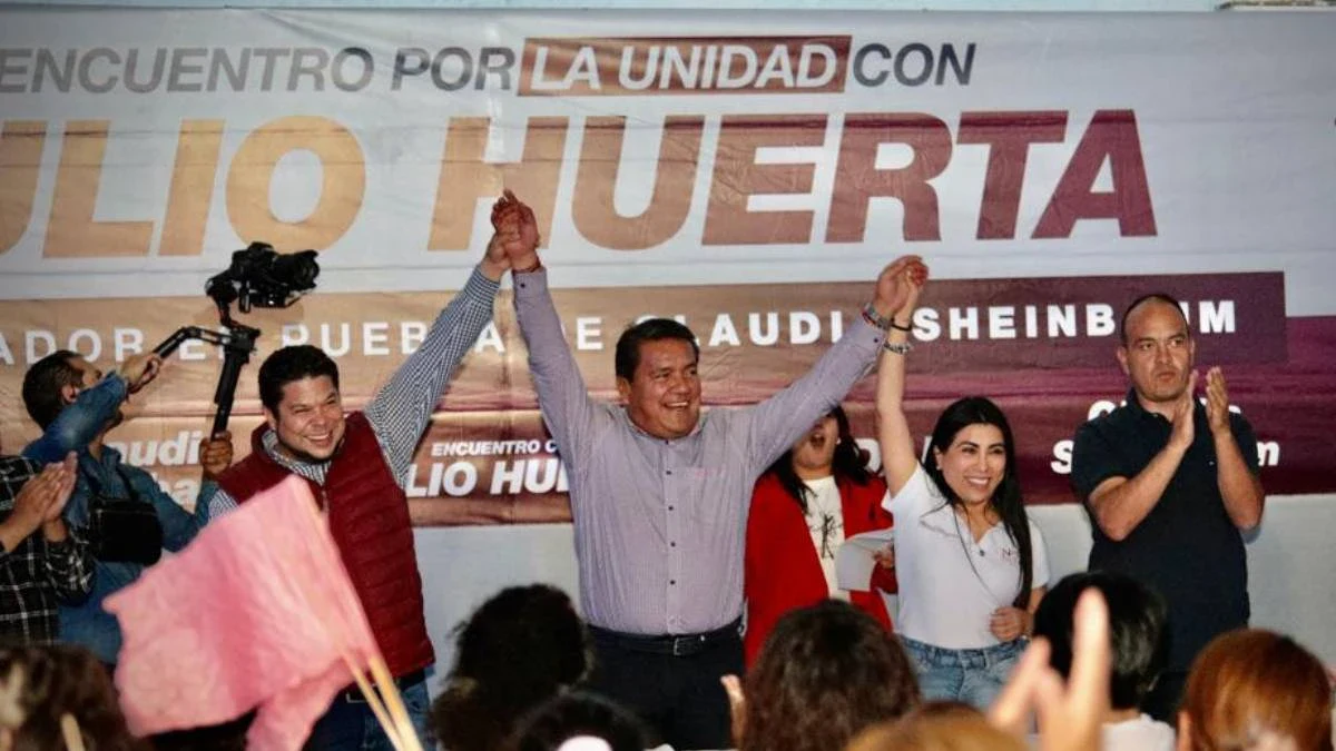 Continúa Julio Huerta conformando comités por la unidad de la 4T en Puebla
