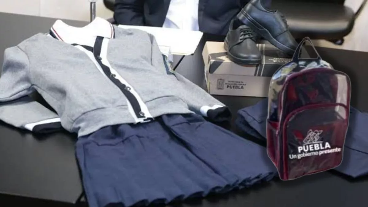 Esta es la mochila y uniformes que regalará gobierno de Puebla