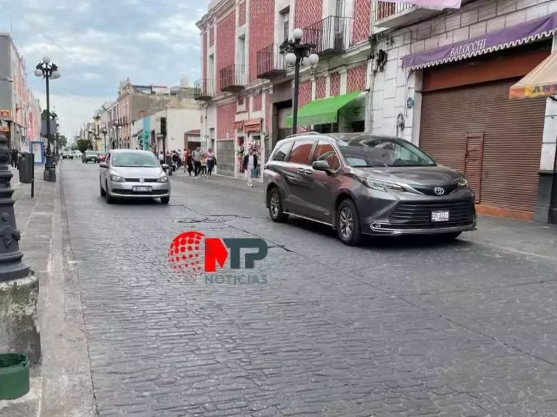 Peatonalización de la 16 de Septiembre en Puebla: habrá dos bahías para descarga de mercancía