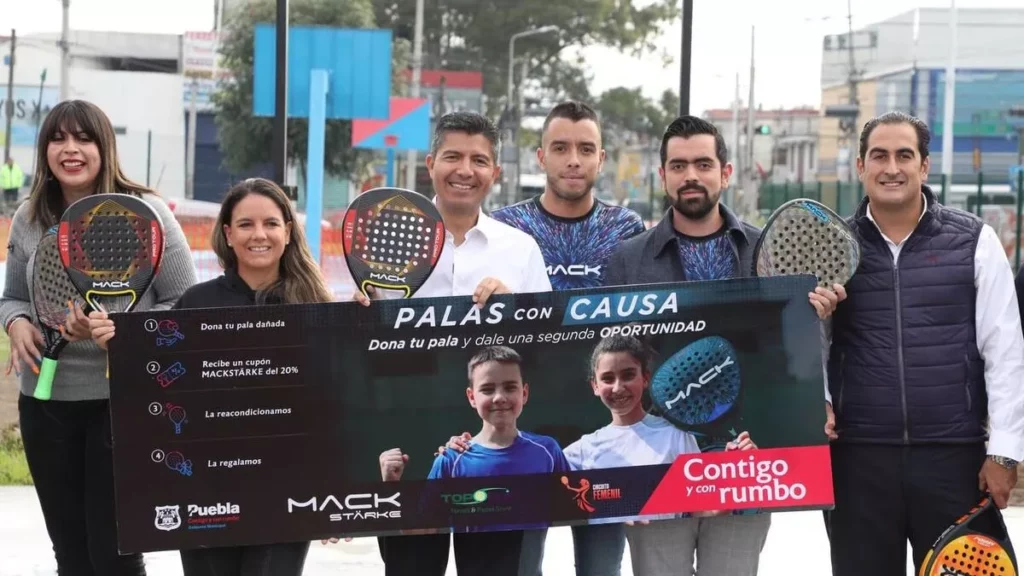 Eduardo Rivera presentó la campaña 'Palas con Causa'