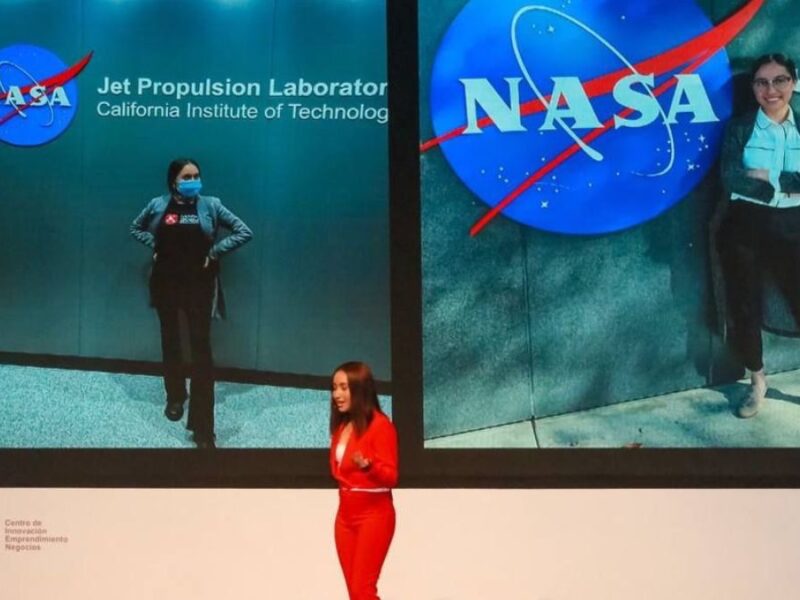 Katya Echazarreta va por fundación para que sean astronautas