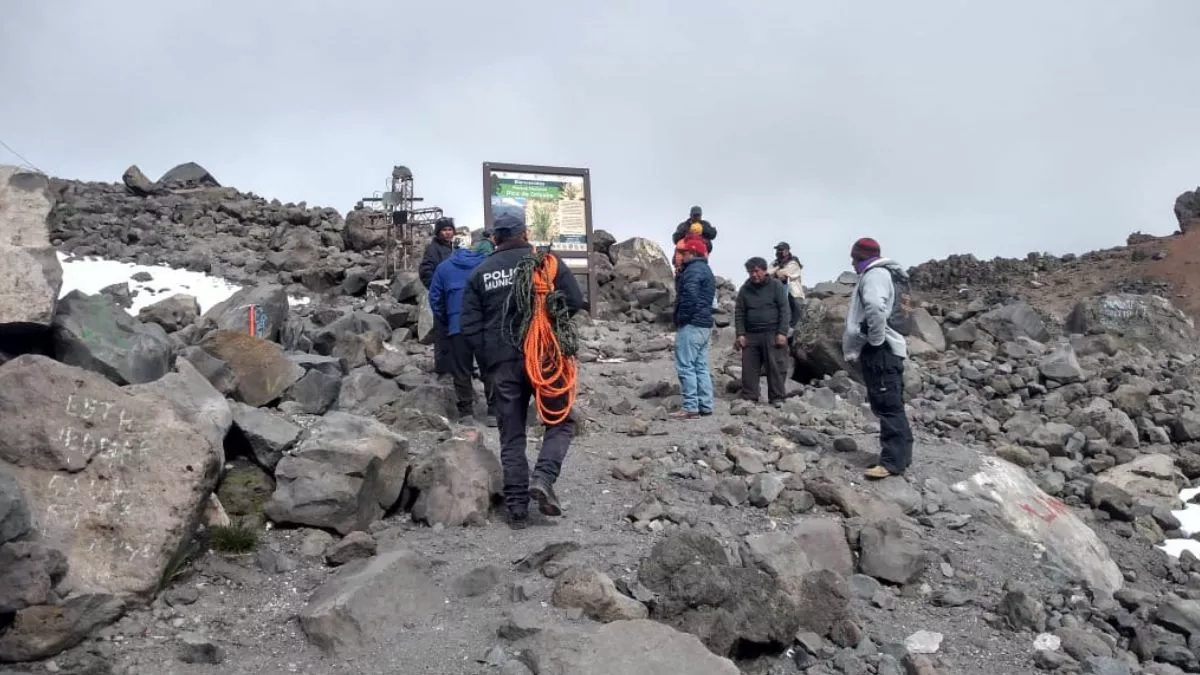 Cuatro alpinistas mueren tras caer en el Pico de Orizaba