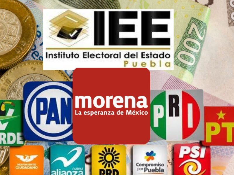 Presupuesta IEE 492.2 millones para partidos en Puebla en 2024