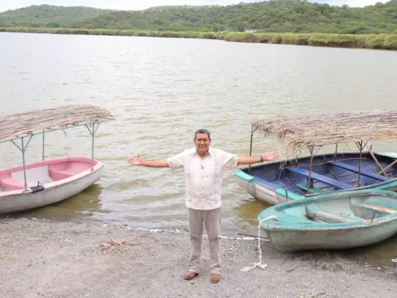 Sergio Salomón en Laguna de San Juan Epatlán