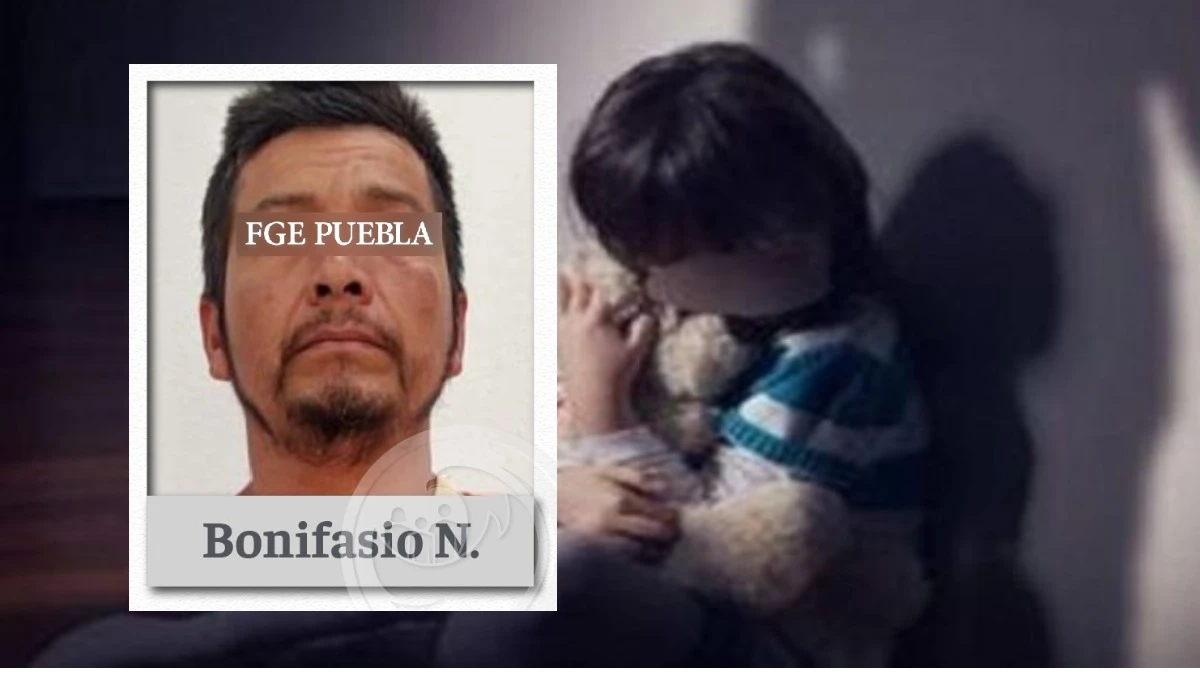 Bonifasio viola a hija de su pareja en Puebla, ya fue detenido