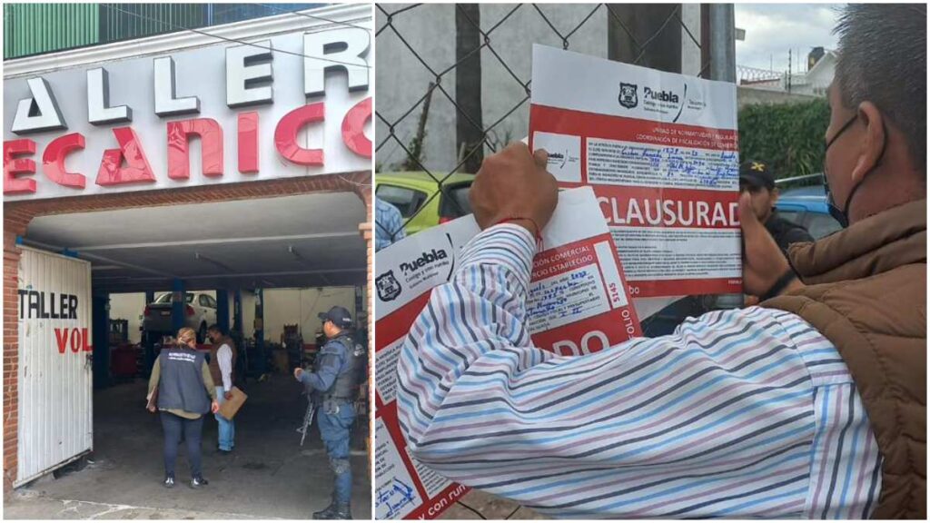 Gobierno de Eduardo Rivera clausura 8 negocios por operar de manera irregular