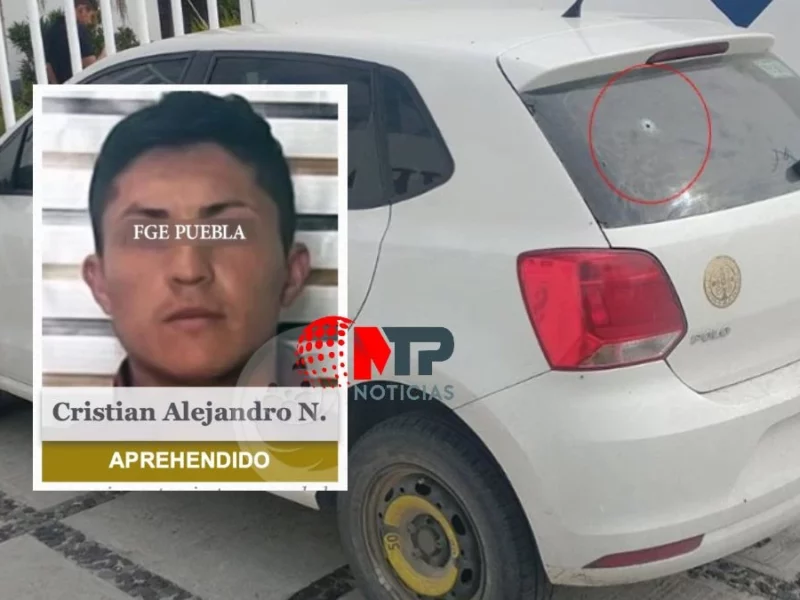 Detienen a Cristian por asesinato de niño durante robo de auto en Texmelucan