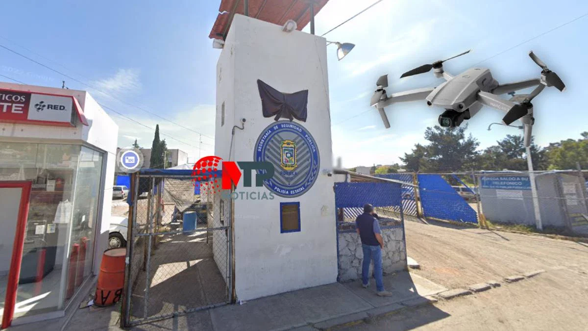 Penal de San Miguel en Puebla: impiden ingreso de dron con droga