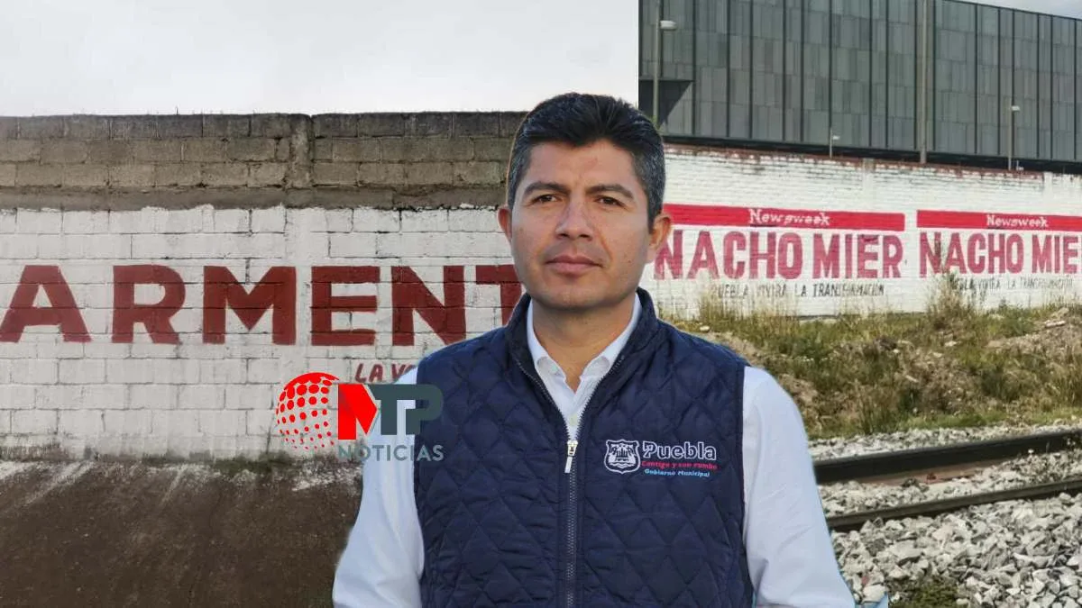 Eduardo Rivera responde a críticas de los primos Mier ante multas por pintar bardas en Puebla.