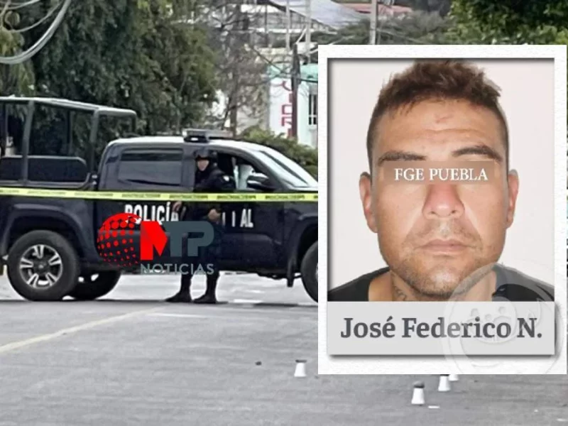 José Federico intentó matar a policía en Tehuacán, lo vinculan a proceso