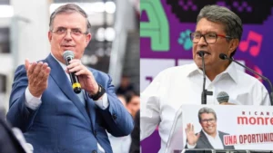 Marcelo Ebrard y Ricardo Monreal no firman acuerdo de encuestadoras en Morena