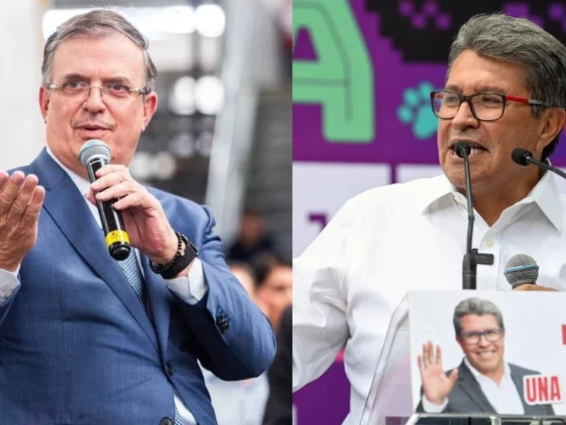 Marcelo Ebrard y Ricardo Monreal no firman acuerdo de encuestadoras en Morena
