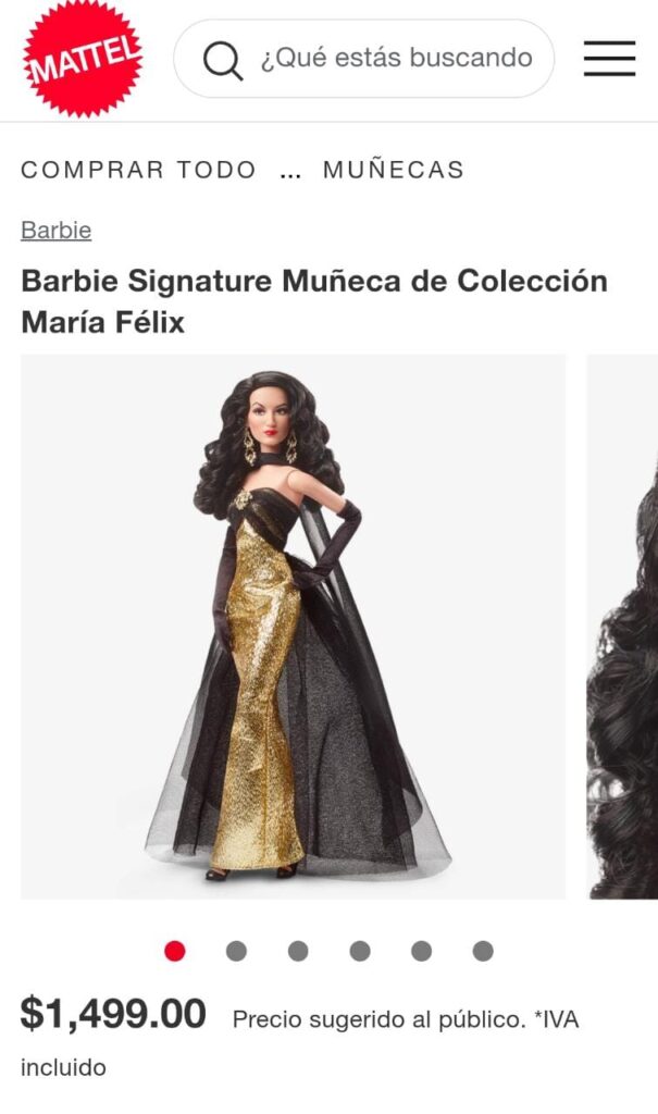 Barbie María Félix: ¿dónde comprar la muñeca y cuánto cuesta?