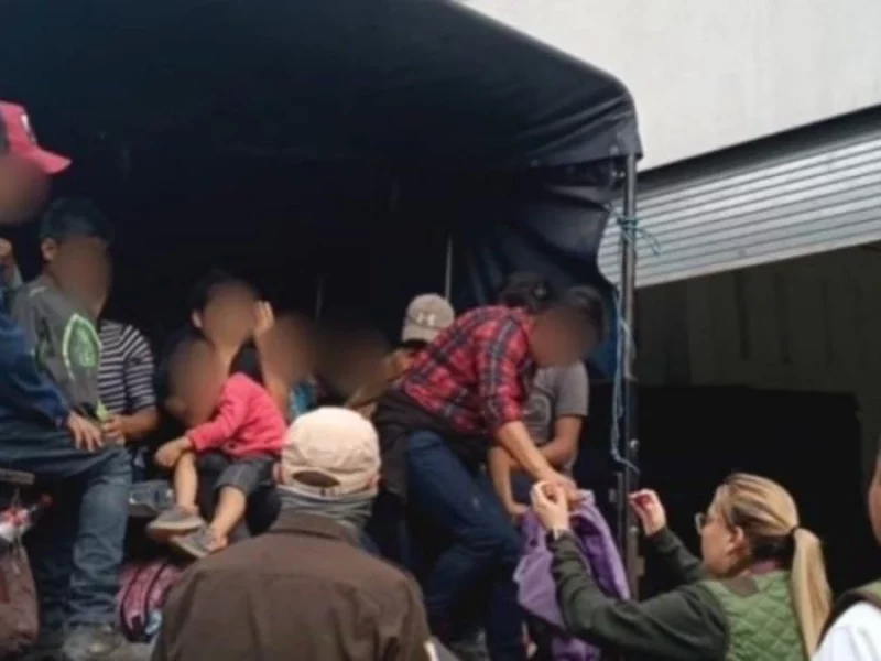 Rescatan a 491 migrantes centroamericanos en Yehualtepec
