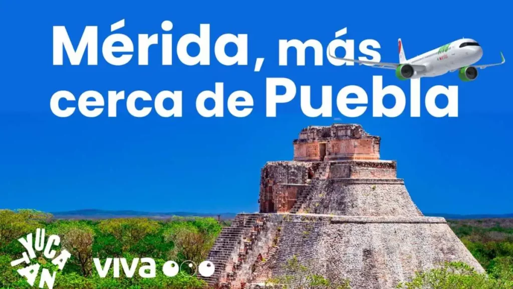 Nuevo vuelo Puebla-Yucatán: horarios, costos ¡Escápate por cochinita pibil!