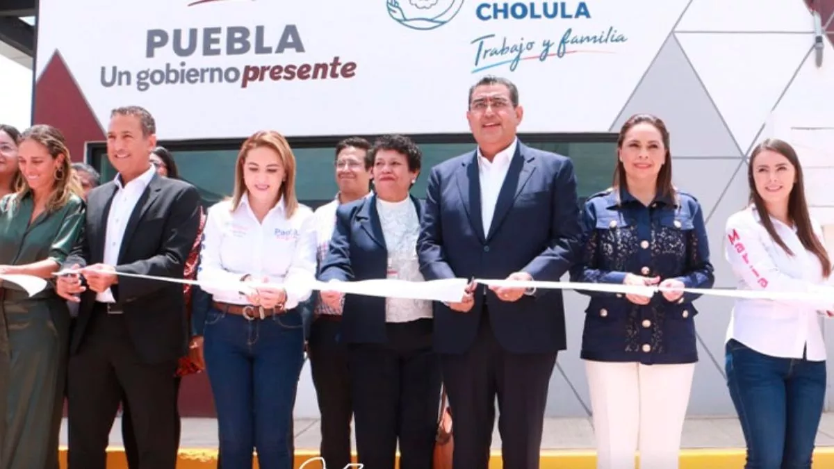 Sergio Salomón reinaugura edificio del DIF en San Pedro Cholula con 14.6 MDP