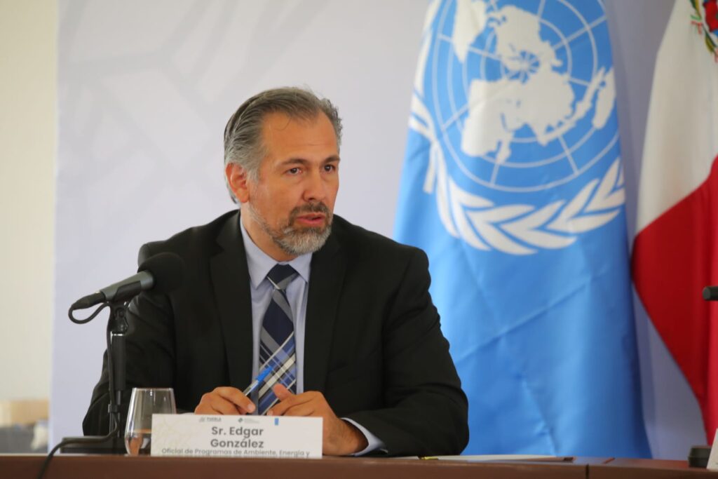 Edgar González, oficial nacional de Ambiente, Energía y Resiliencia del Programa de las Naciones Unidas para el Desarrollo (PNUD)